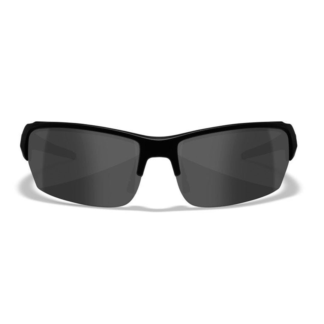 WX Saint Grey/Clear Matte Black Frame 2 Lens set Protective Eyewear - Bellmt