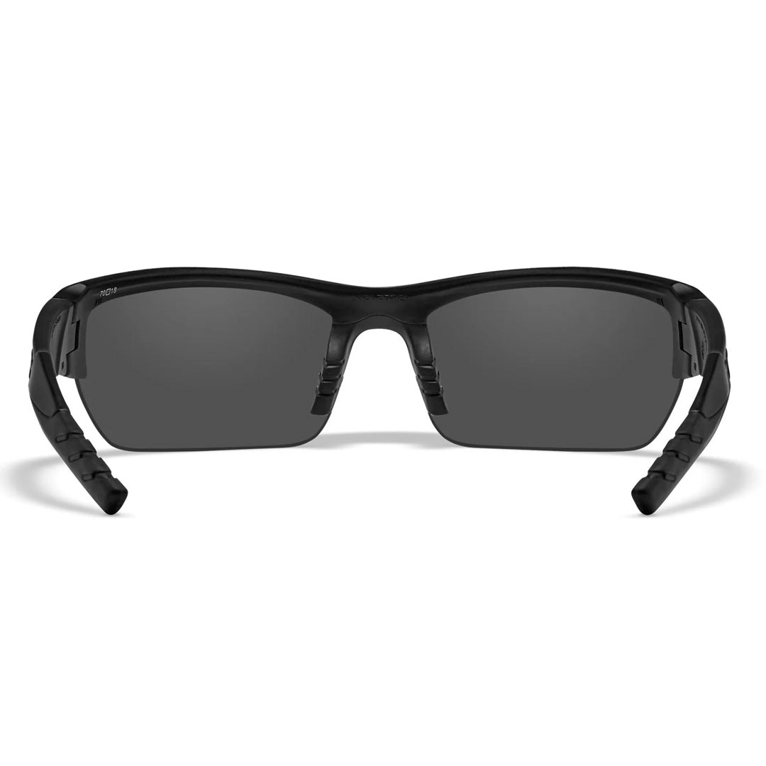 WX Valor Smoke Grey/Clear Matte Black Frame 2 lens set Protective Eyewear - Bellmt