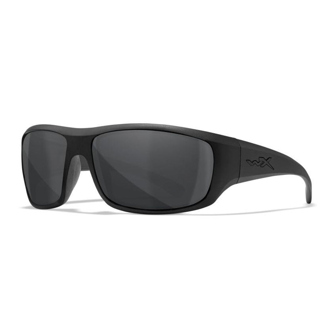 WX Omega Smoke Grey Matte Black Frame Protective Eyewear - Bellmt