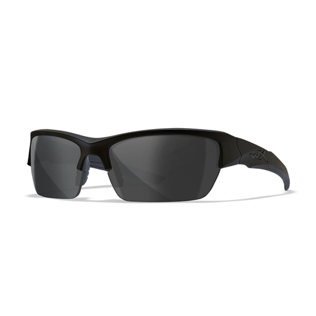 WX Valor 2.5 Smoke Grey Matte Black Frame Protective Eyewear - Bellmt