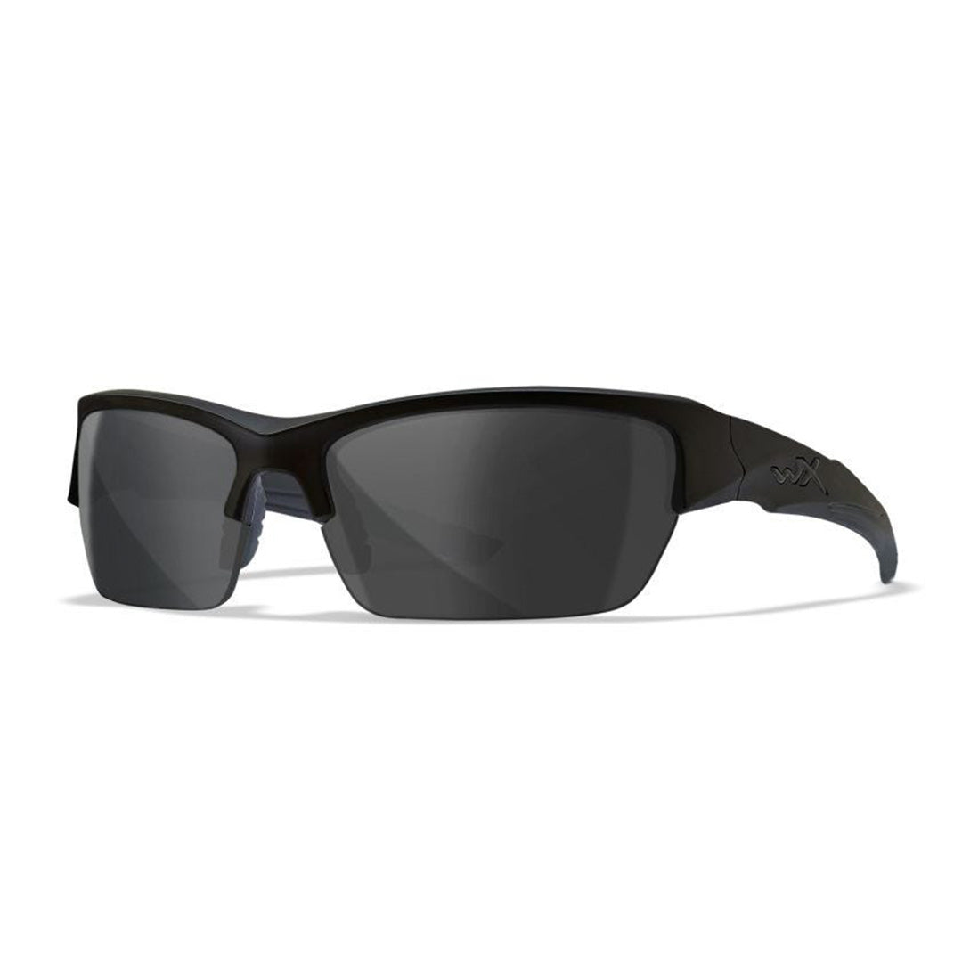 WX Valor Polarized Smoke Grey Matte Black Frame Protective Eyewear - Bellmt